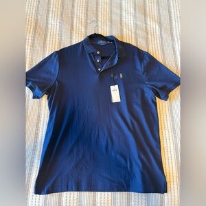 NWT Polo by Ralph Lauren Men's Navy Polo Shirt size Large